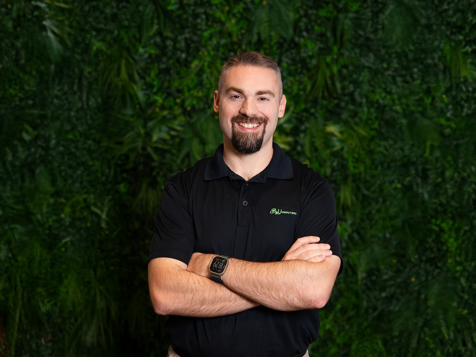 Matt Urbanski with his arms crossed