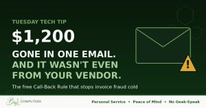 The $1,200 Email That Wasn't From Your Vendor (And the Free Rule That Stops It)