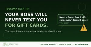 Your Boss Will Never Text You for Gift Cards
