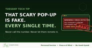That Scary Pop-Up Is Fake. Every Single Time